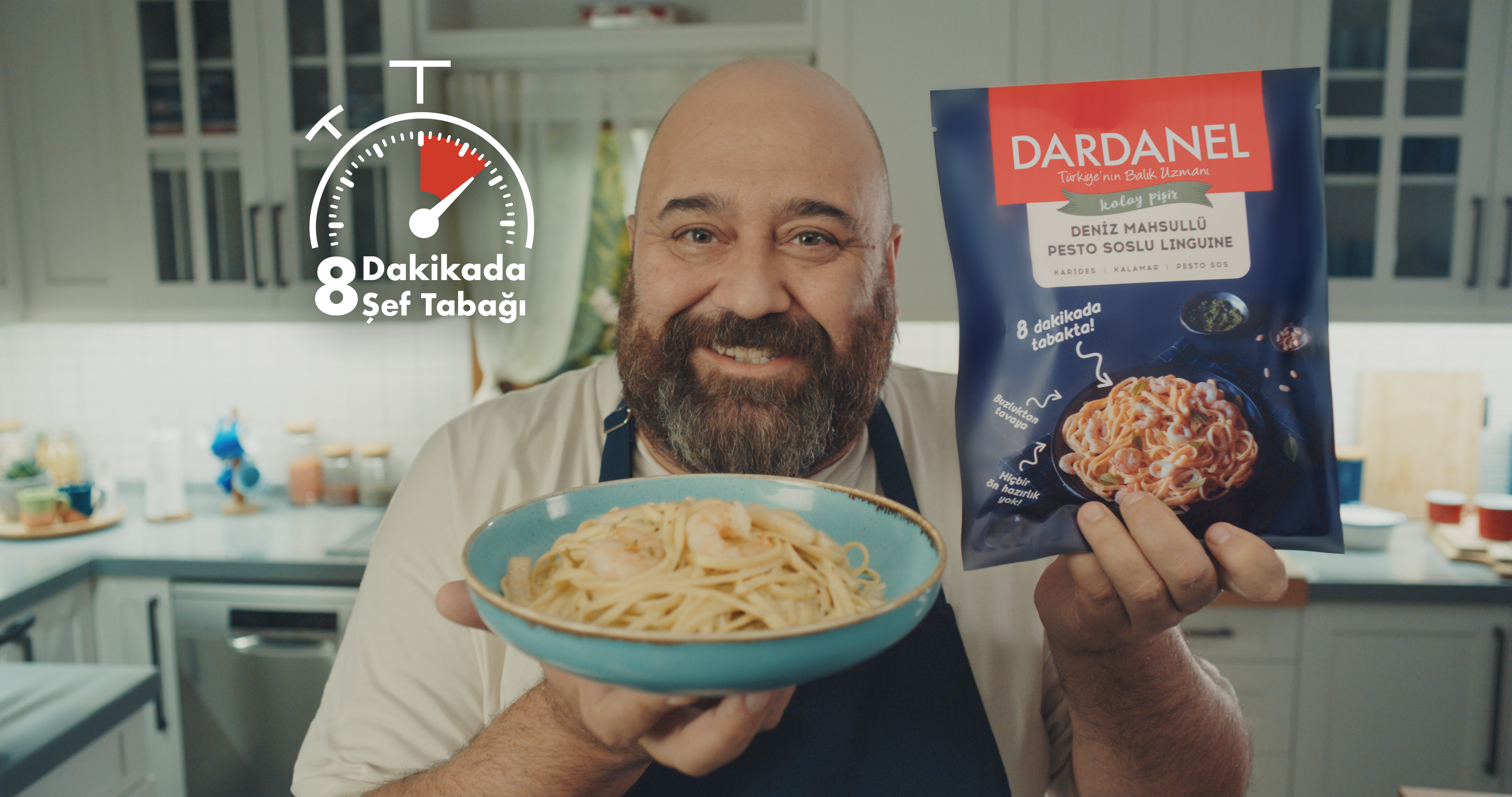 Somer Şef'ten Dardanel Kolay Pişir ile 8 dakikada şef tabağı!